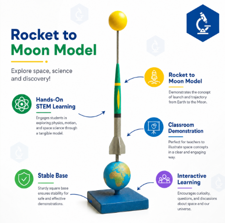 Rocket to Moon Model STEM Lab