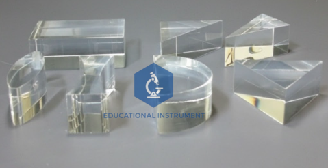 Optical Set, Acrylic, Seven Pieces